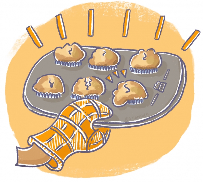 Tray of Muffins | By Ida Henrich
